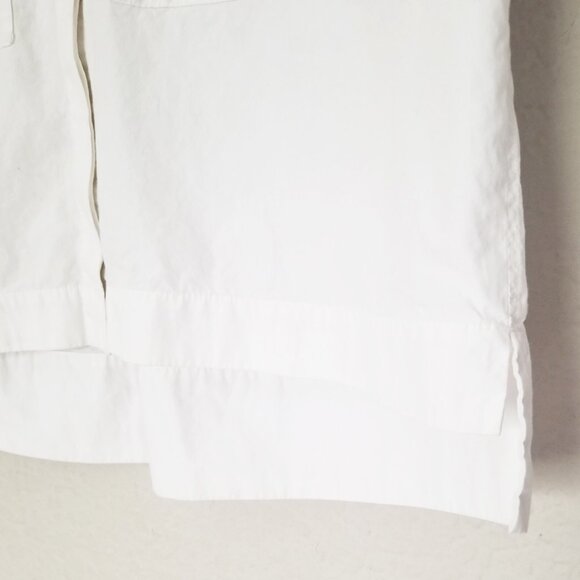 Everlane The Poplin Short-Sleeve Box Shirt Size S White 100%Cotton Relaxed Fit - Picture 12 of 16